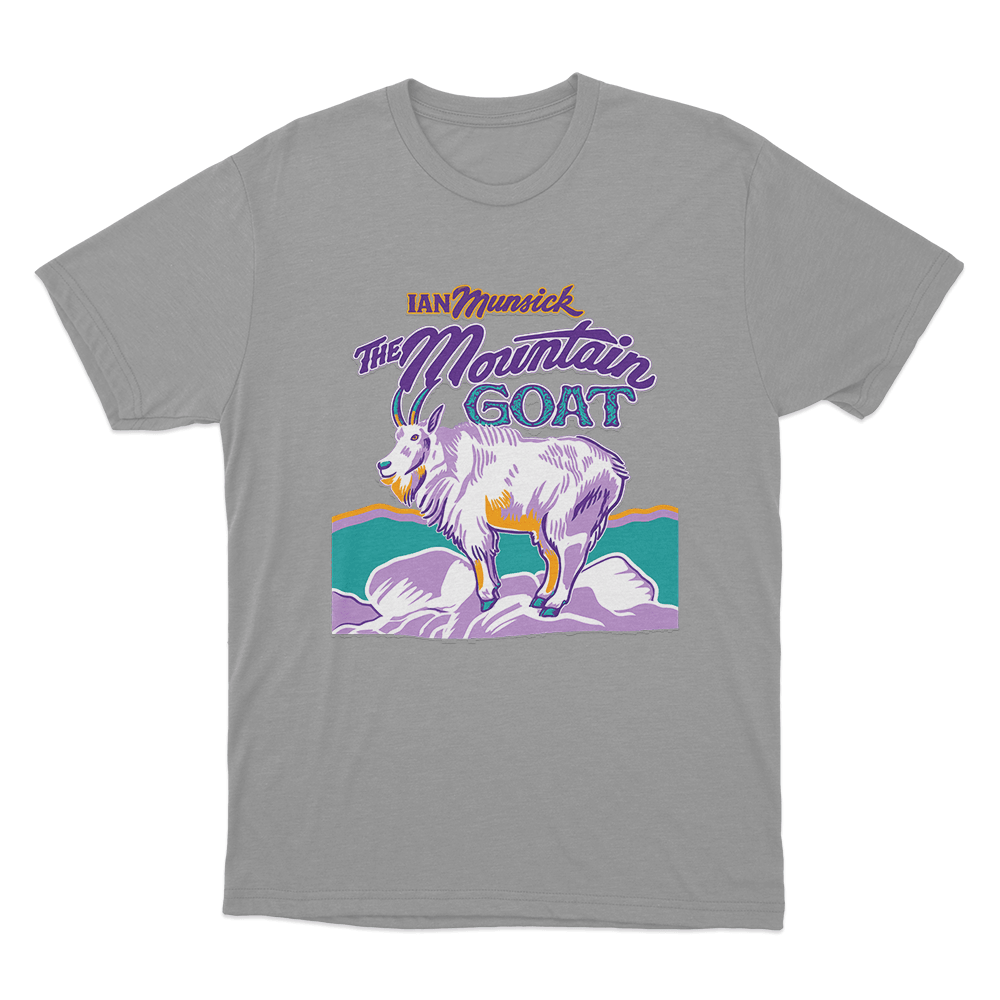 Mountain Goat Unisex T Shirt Grey Mountain Goat Unisex T Shirt Grey 1