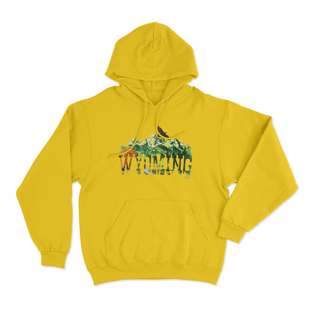Wyoming Unisex Hoodie Yellow Wyoming Unisex Hoodie Yellow